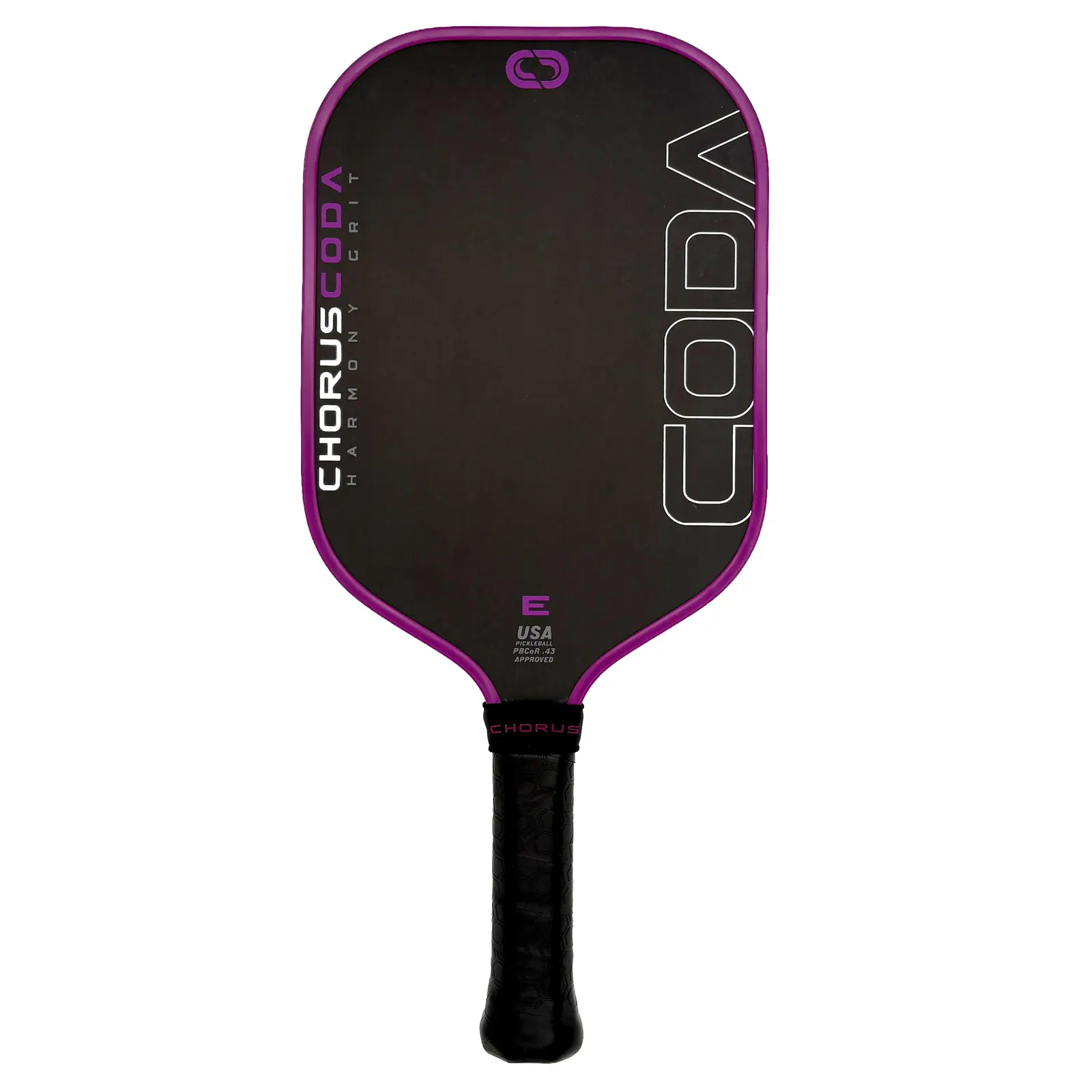 Chorus CODA Elongated Harmony Grit pickleball paddle