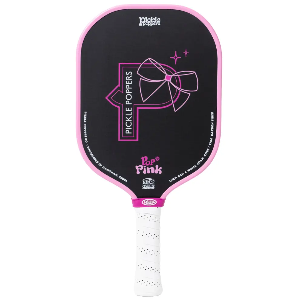 Pickle Poppers Pop N Pink pickleball paddle