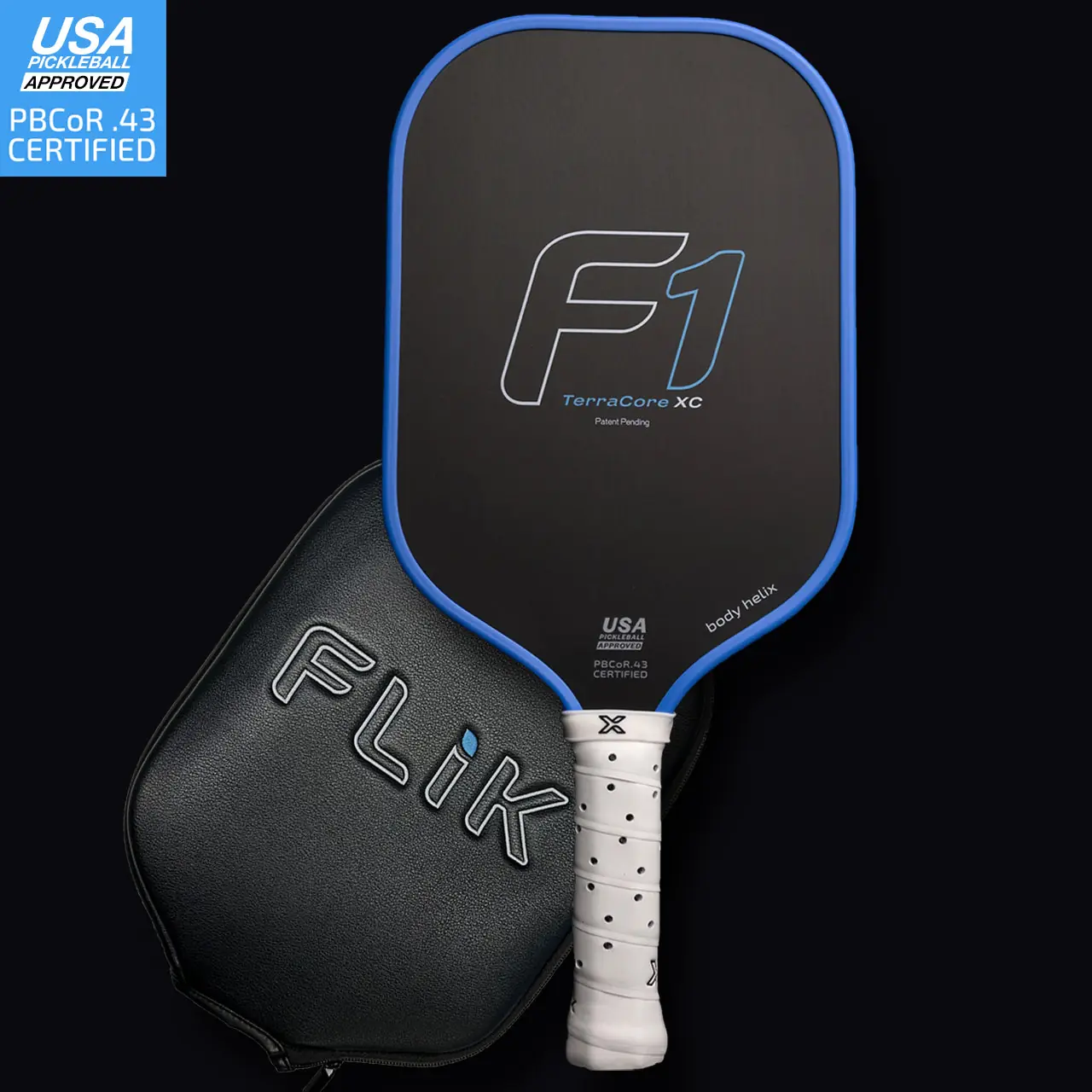 Body Helix FLIK F1 Elongated 16mm pickleball paddle