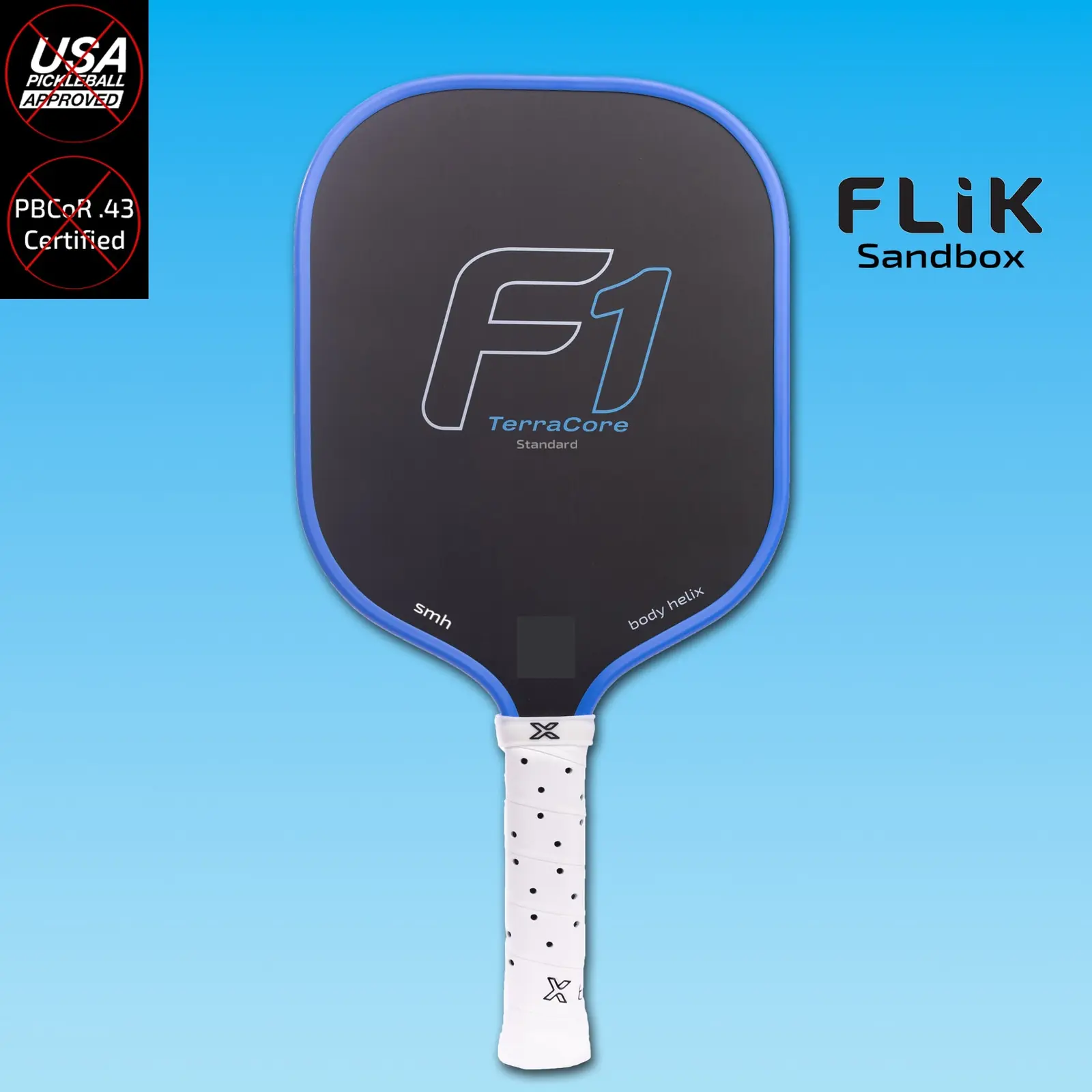Body Helix FLIK F1 Standard 16mm pickleball paddle