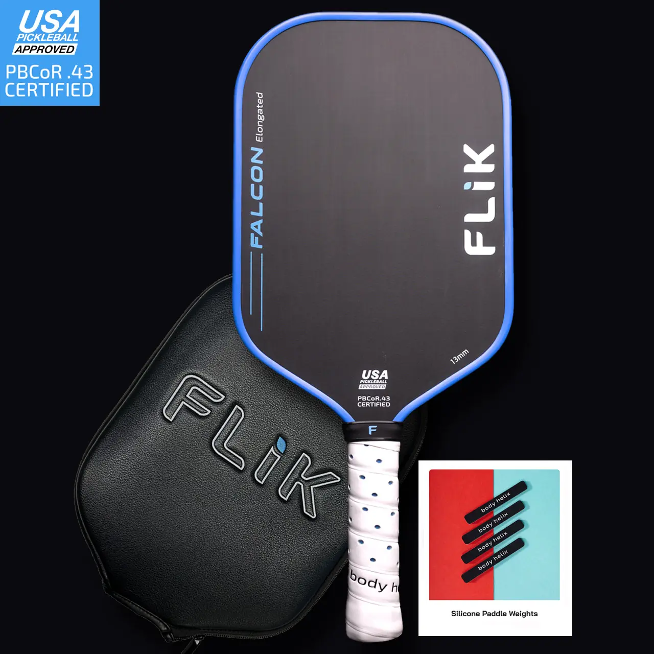 Body Helix Flik Falcon 13mm pickleball paddle