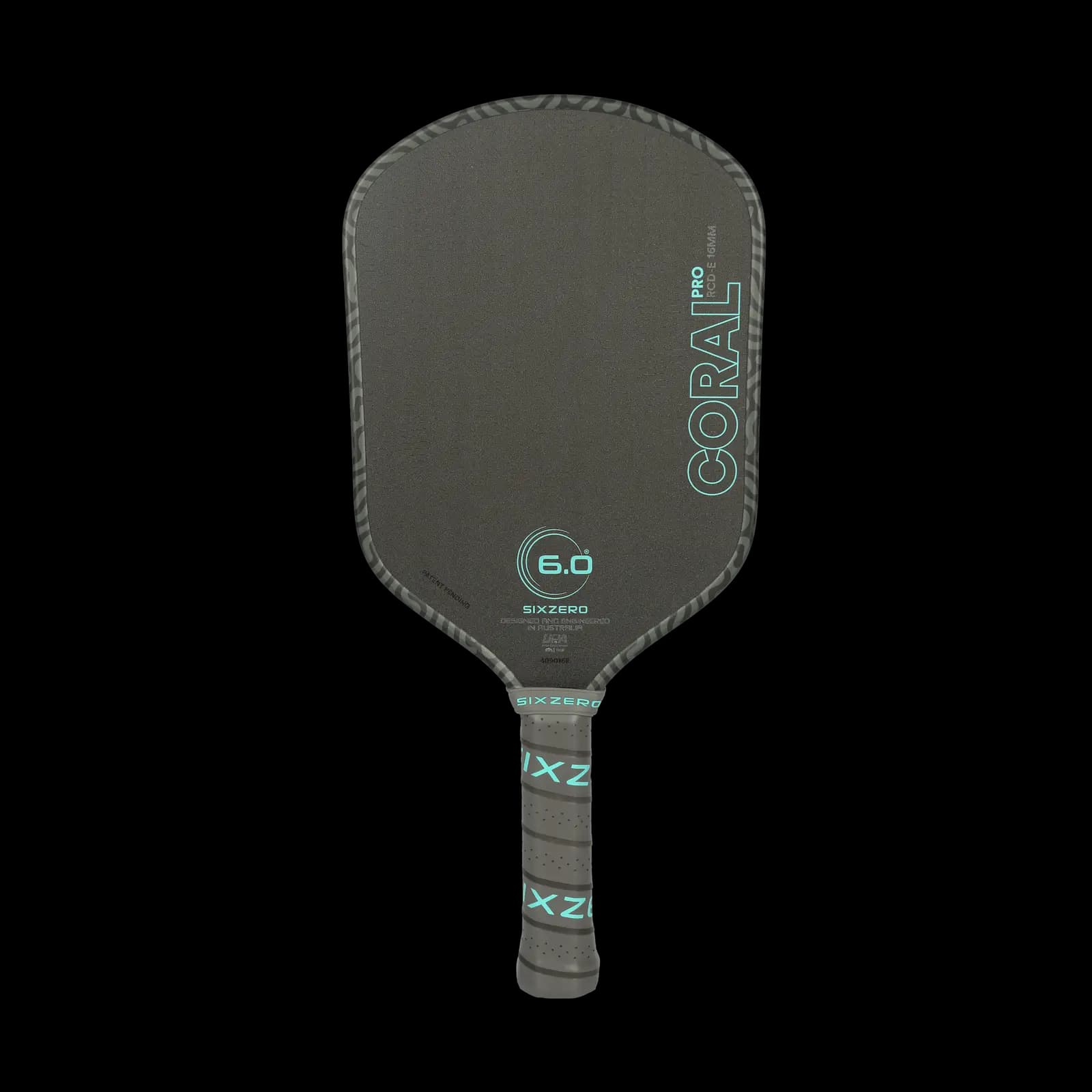 Six Zero Coral Pro Elongated pickleball paddle