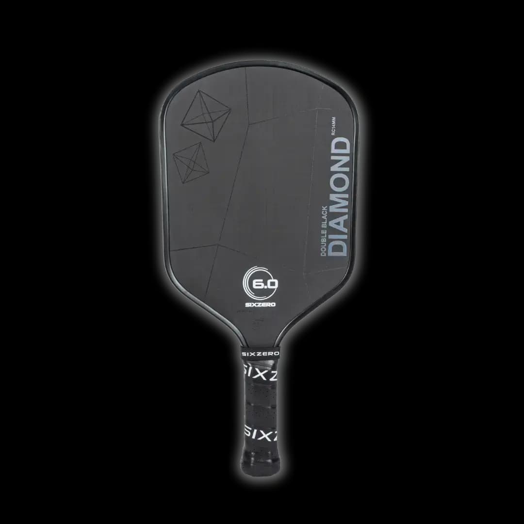 Six Zero Double Black Diamond Control 14mm pickleball paddle