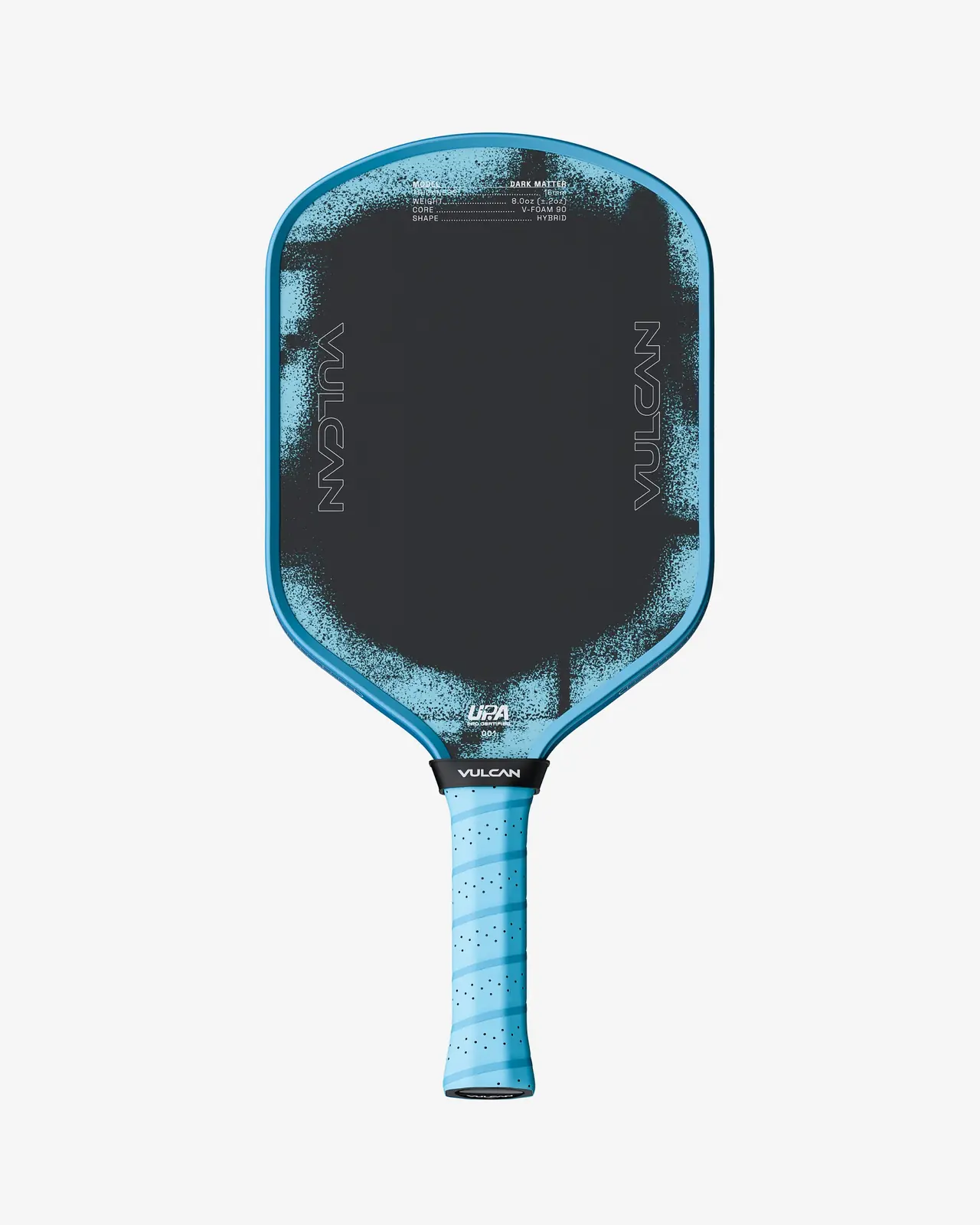 Vulcan Dark Matter Hybrid 16mm pickleball paddle