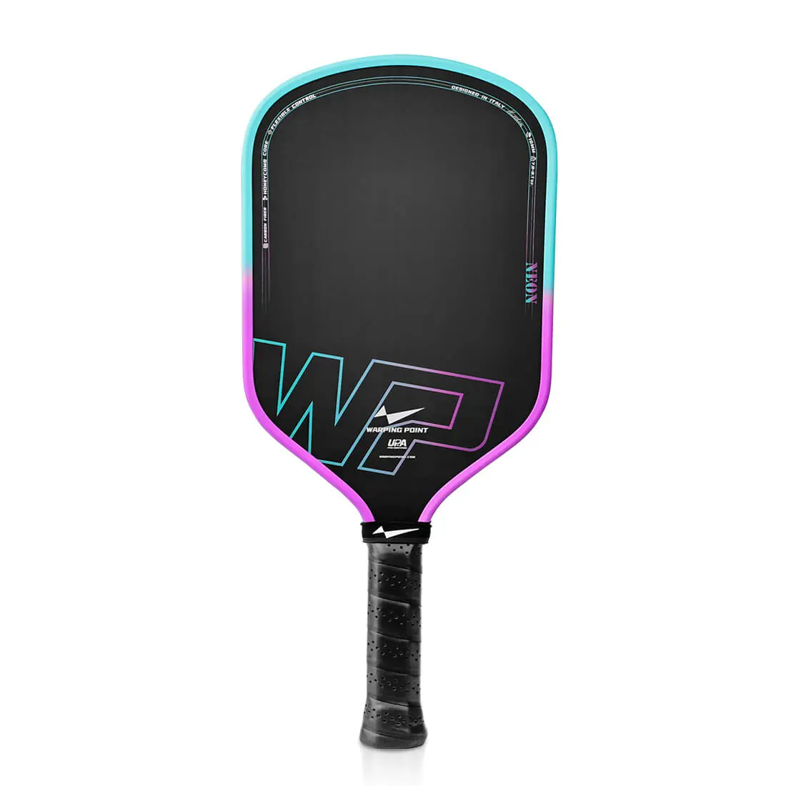 Warping Point Neon 16mm pickleball paddle